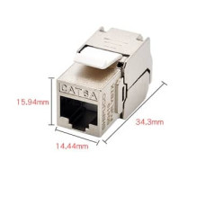 Розетка RJ45 модульная экранированная CAT.6A