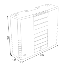 Коммутатор OPL-SWAI-FG0110P (Outdoor box)