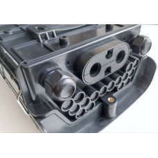 Коробка пластиковая FTTH-16ports OUT black
