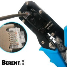 Обжимной инструмент BERENT BT1502 для телефонного и сетевого кабеля.