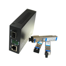 Медиаконвертер OPL-10/100/1000-SFP